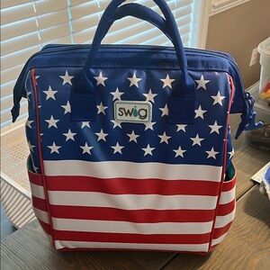 Swig Patriotic Women's Backpack - Blue and Red
